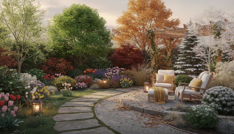 découvrez des conseils pratiques pour aménager un jardin adaptable et esthétique tout au long de l'année, en valorisant chaque saison avec des plantes et des aménagements adaptés.